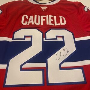 Cole Caufield Signed Montreal Canadiens Authentic Jersey